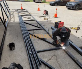 Gate installation service for a Frisco Texas property