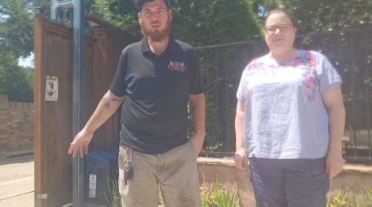 Gate Chain & Battery Replacement